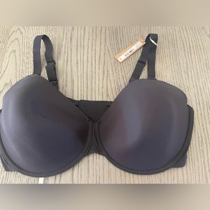 New SKIMS Fits Everybody Demi T-Shirt Bra In Onyx 42DD